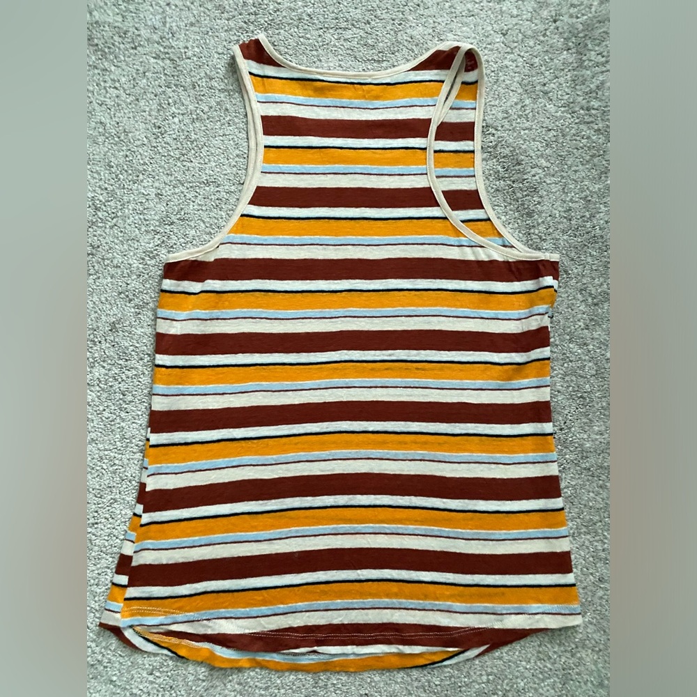 FRAME Ringer Striped Tank Top Size Small - Picture 4 of 6
